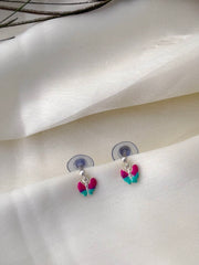 Butterfly Charm Studs
